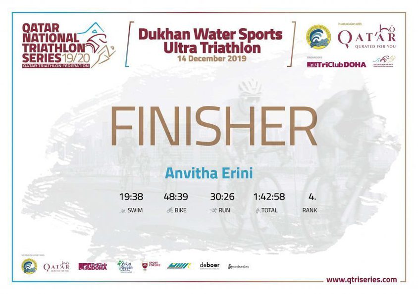 Dukhan Triathlon 2019 Sprint Distance