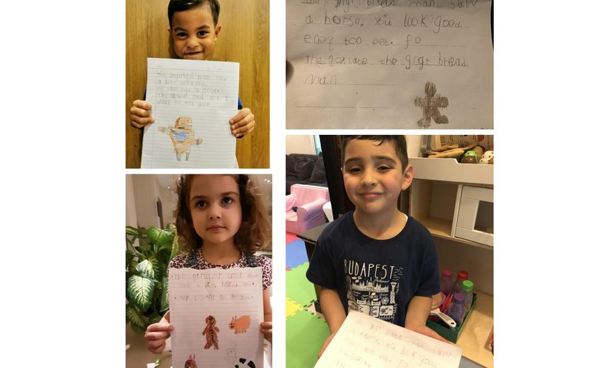 FS2 E Myanmar new topic on Fairy Tales and started reading the story The Gingerbread man 05 Good Quality