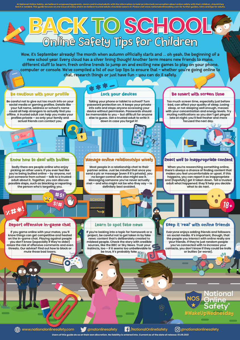 Online safety top tips