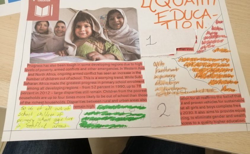 Secondary DT Year 9 work on UN Sustainability Goals