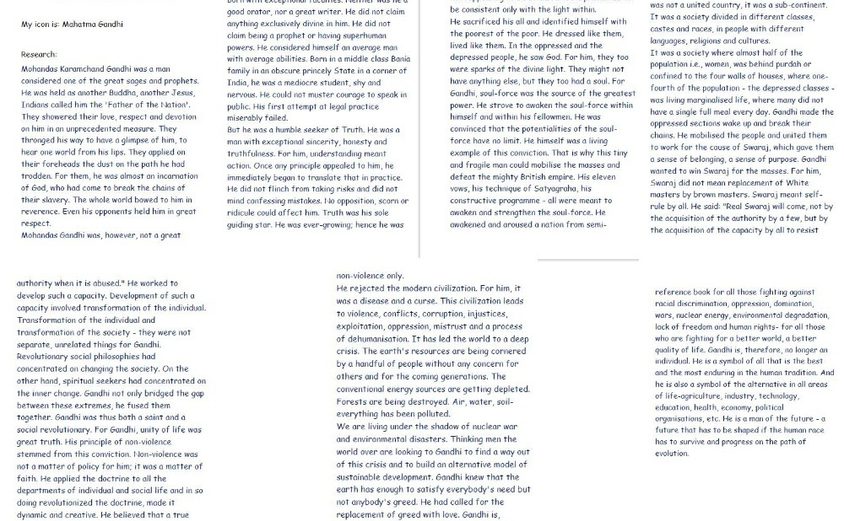 Secondary Drama Combined Mahatma Gandhi