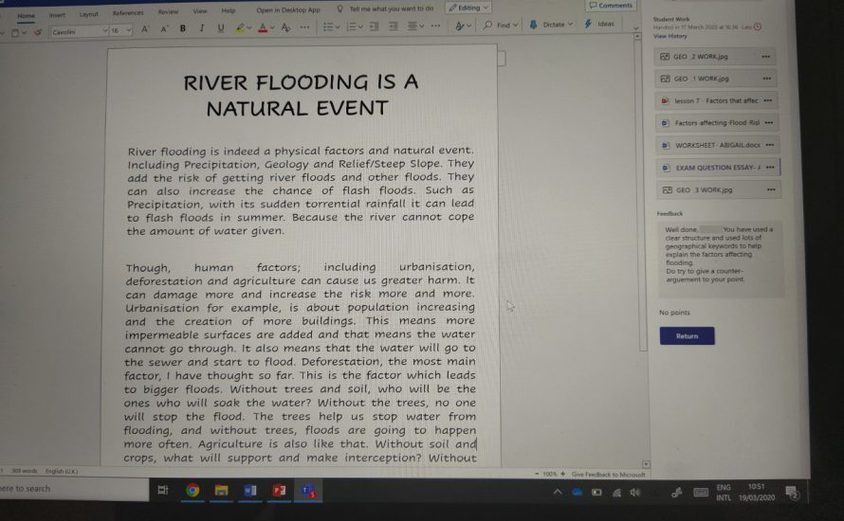 Secondary Geography 19 March 2020 01