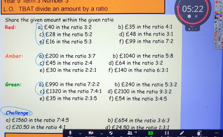 Secondary Math 23 April 1