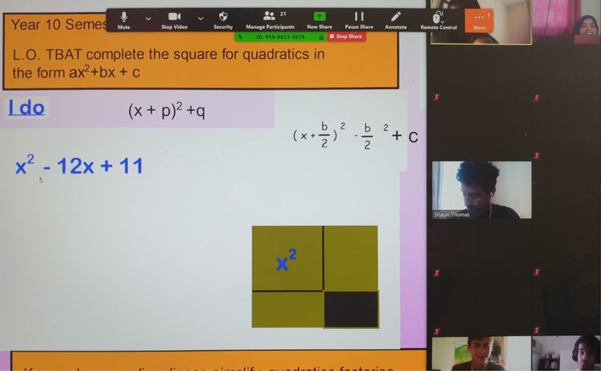 Secondary Math 23 April 2