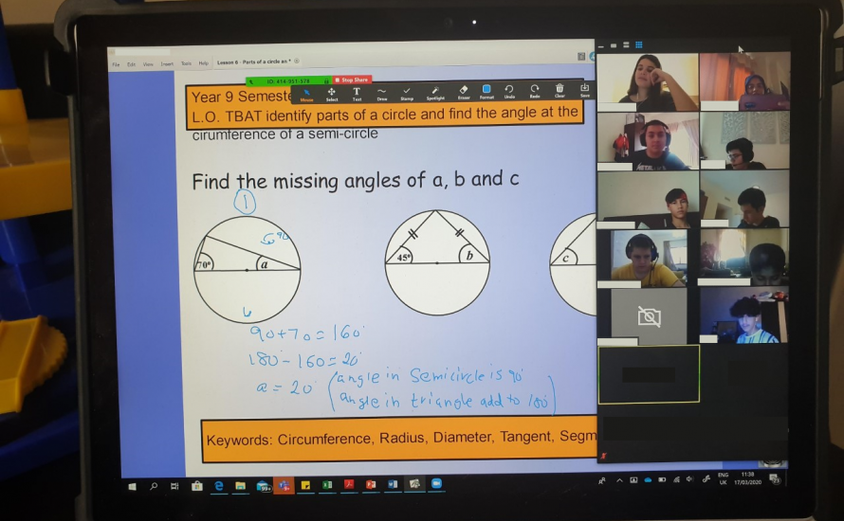 Secondary Maths 19 March 2020 03