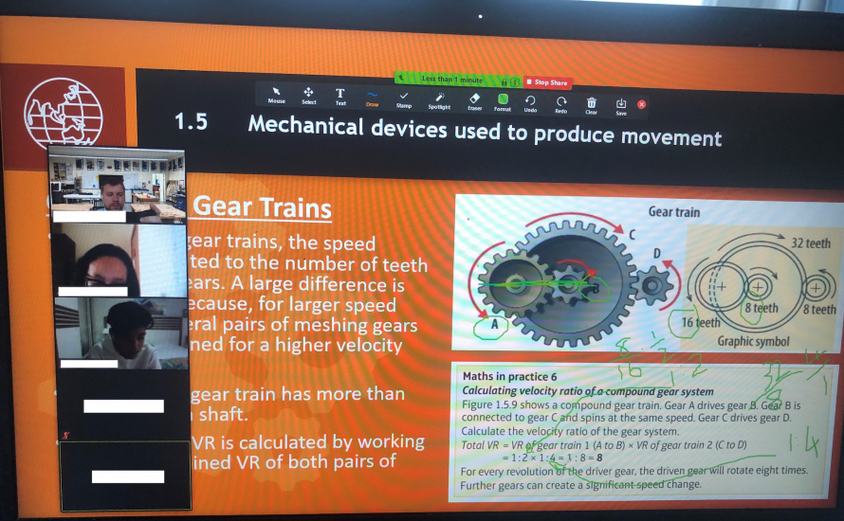 Year 11 Zoom Lessons on Mechanical Advantage and Velocity Ratio 226 March 2020
