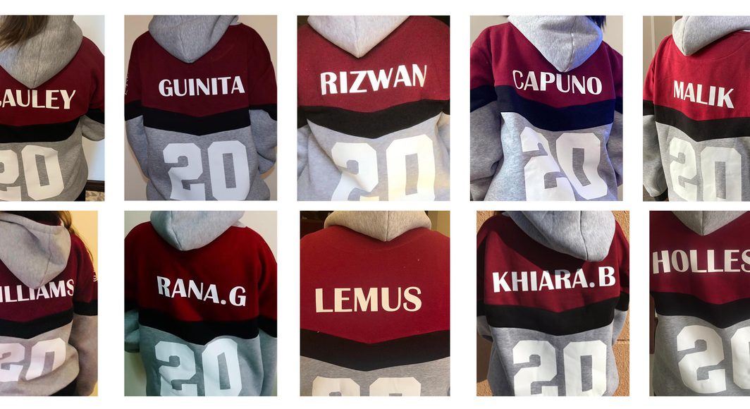 Year 11 hoodies
